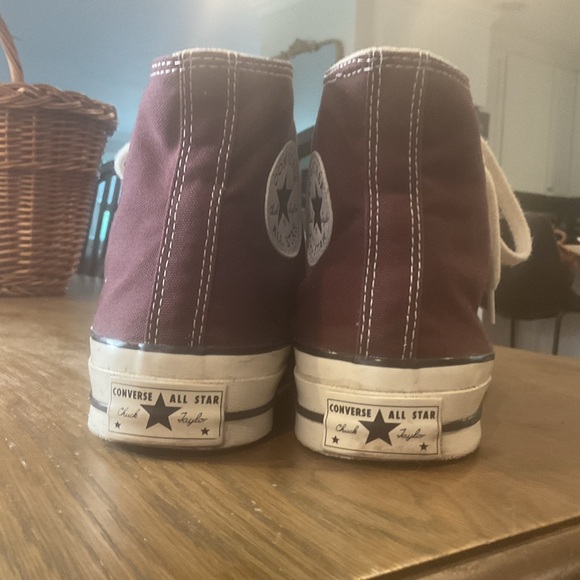 Converse Men's High-Top Sneakers in Hazelnut Brown and White - Picture 4 of 8